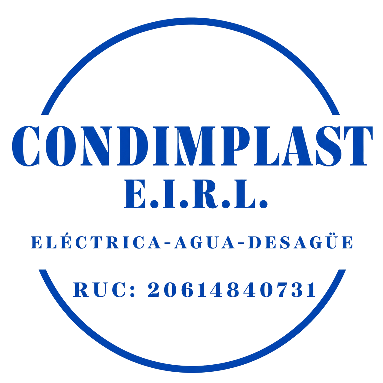 Logotipo oficial completo de Condimplast E.I.R.L., RUC 20614840731