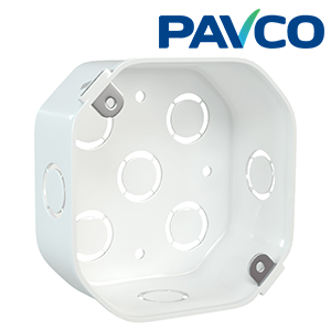 Caja de pase Octogonal PVC, 3/4" PAVCO