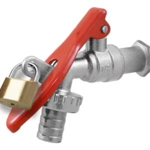 CAÑO DE JARDIN CON CANDADO FIERRO, VALMAX