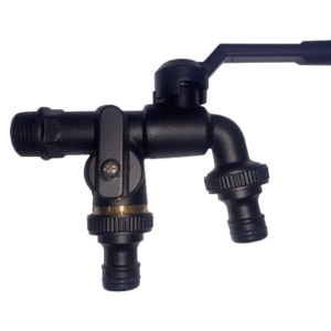 CAÑO  JARDIN LAVADORA BR DELUX NEGRO 1/2" X 3/4", KEPLER