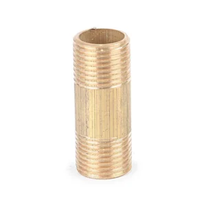 NIPLE DE AGUA BRONCE 1/2" X 2"